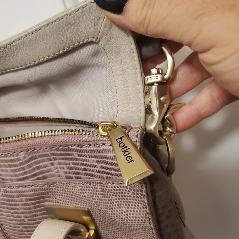 Botkier Eden Embossed Satchel/Shoulder Bag Leather Classic